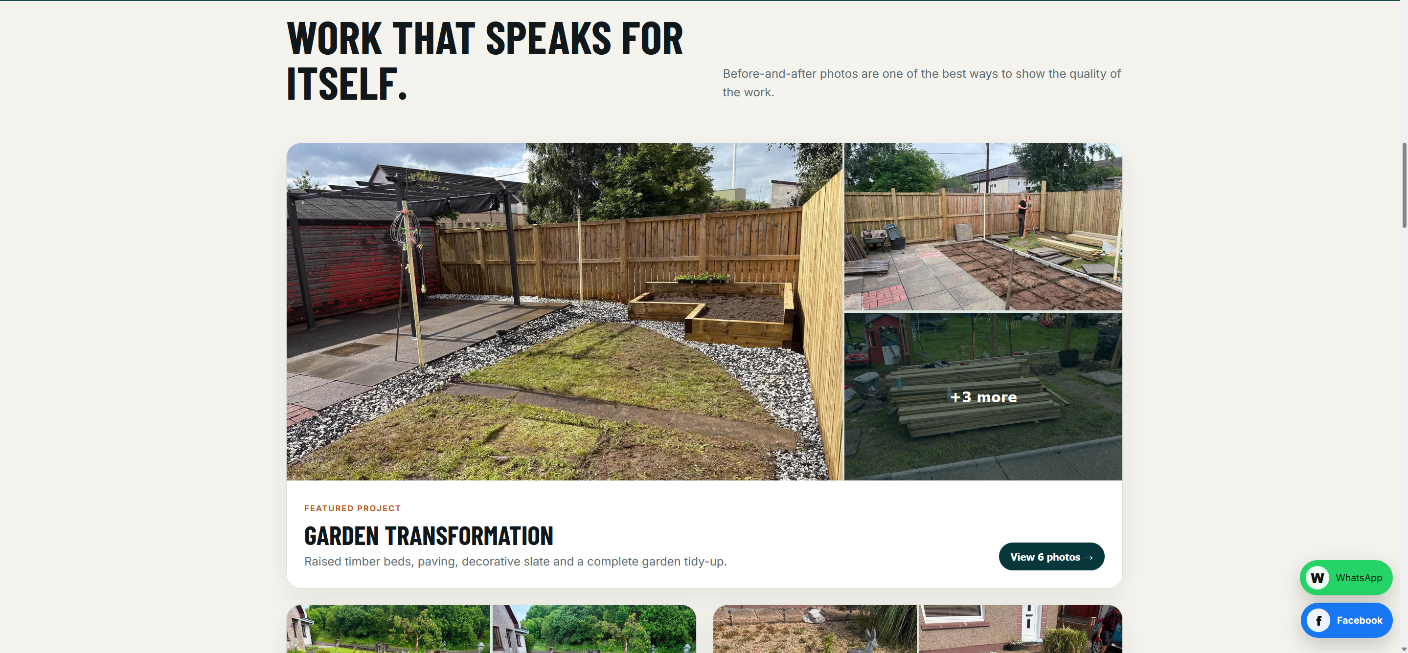 BM Man & Van website screenshot