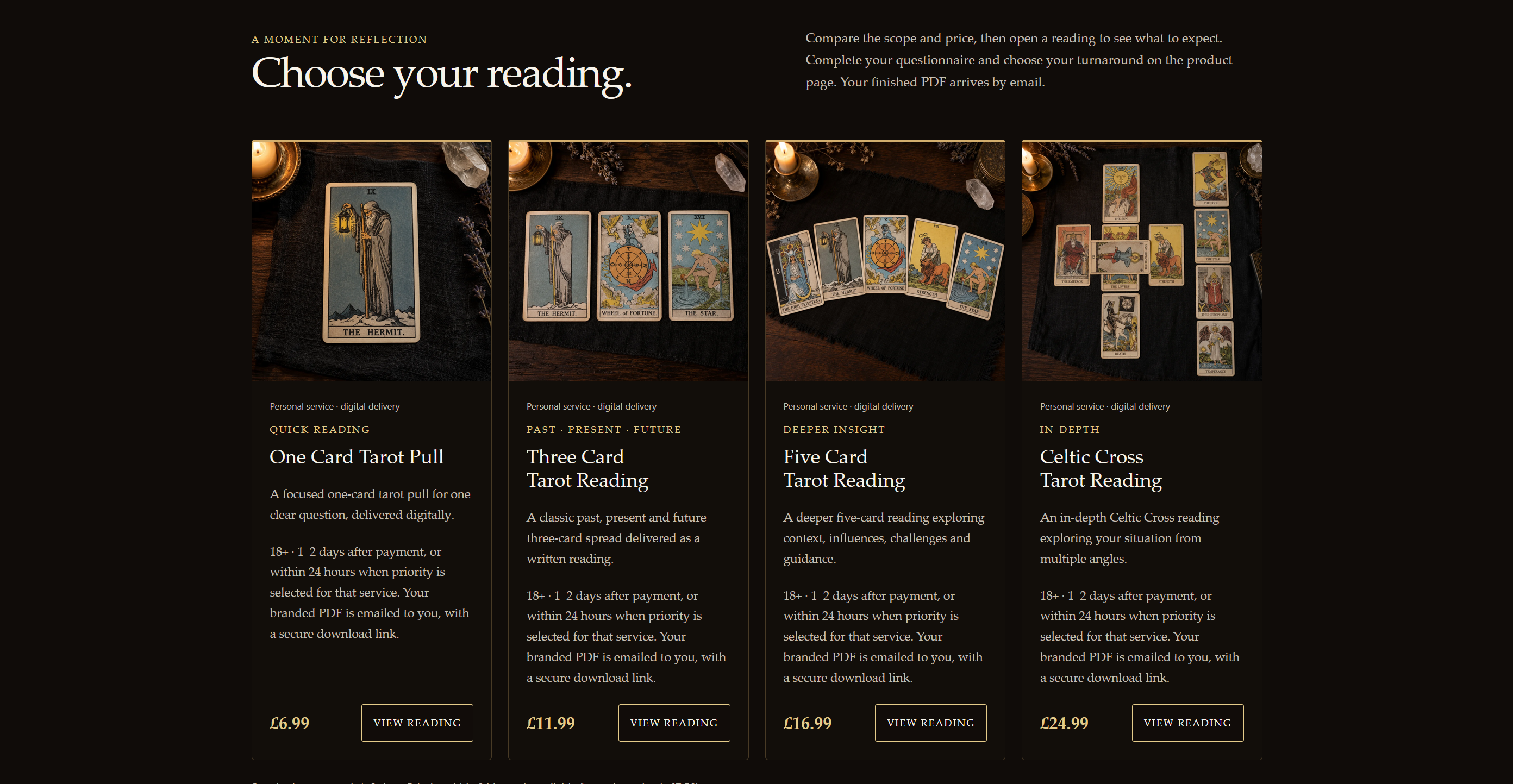 The Spell Room website screenshot